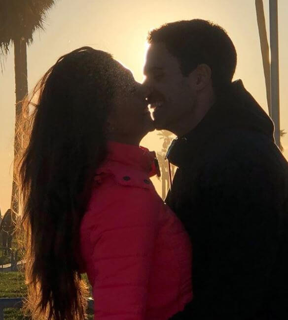 Daniel Arteta Bernal's parents, Mikel Arteta and Lorena Bernal.
